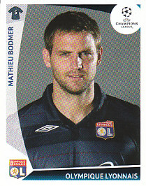 Mathieu Bodmer Olympique Lyonnais samolepka UEFA Champions League 2009/10 #306